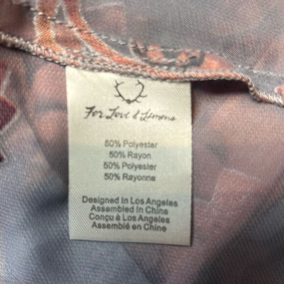 For Love & Lemons Purple Floral Mini Slip Dress & Sheer Kimono Duster Set O/S & - Picture 15 of 15